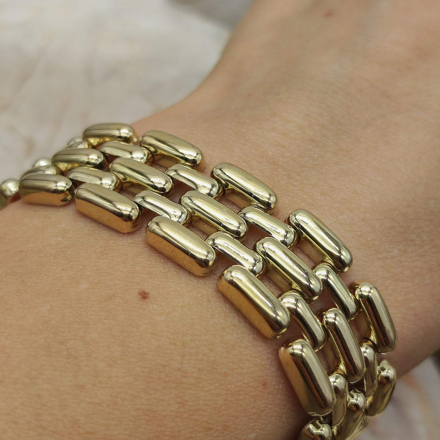 Silver Gold Filled Triple Bracelet by Hoogeman