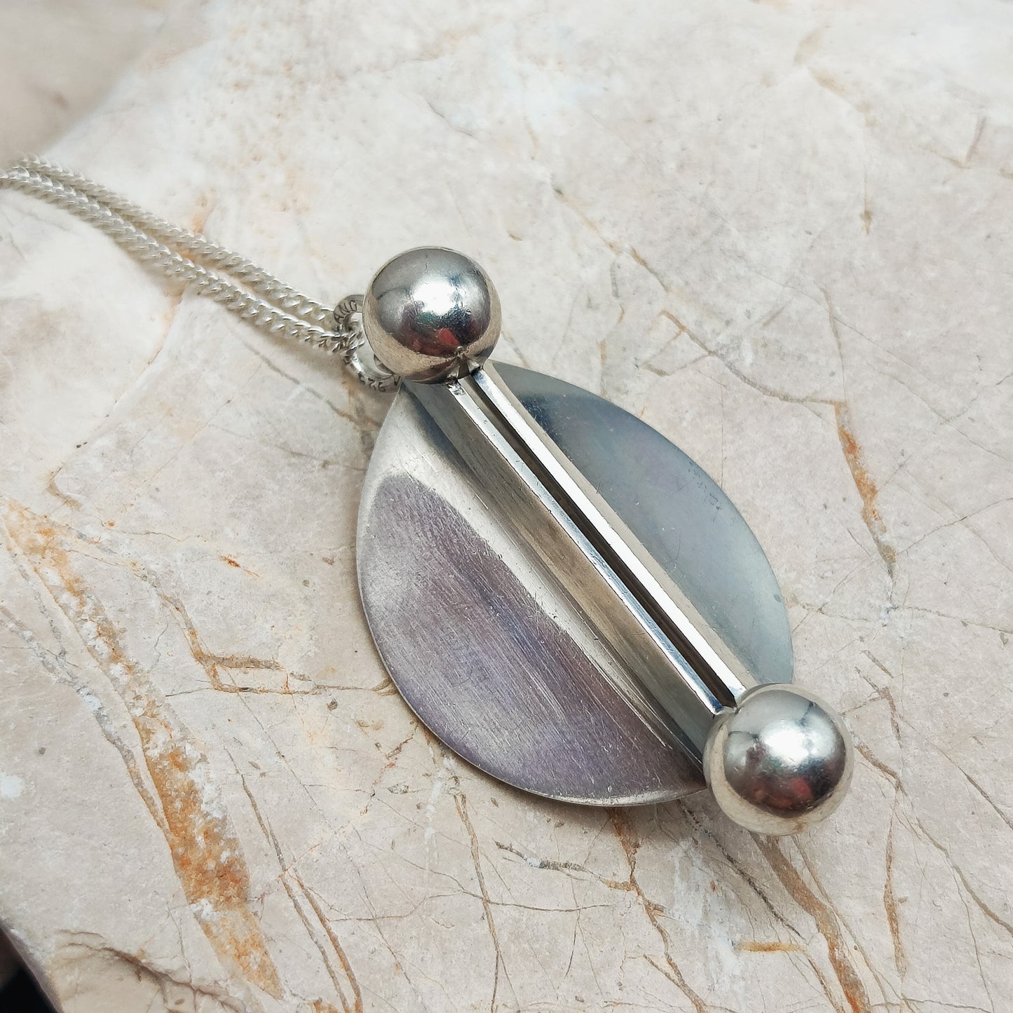 Modernist Pendant by Elis Kauppi for Kupittaan Kulta