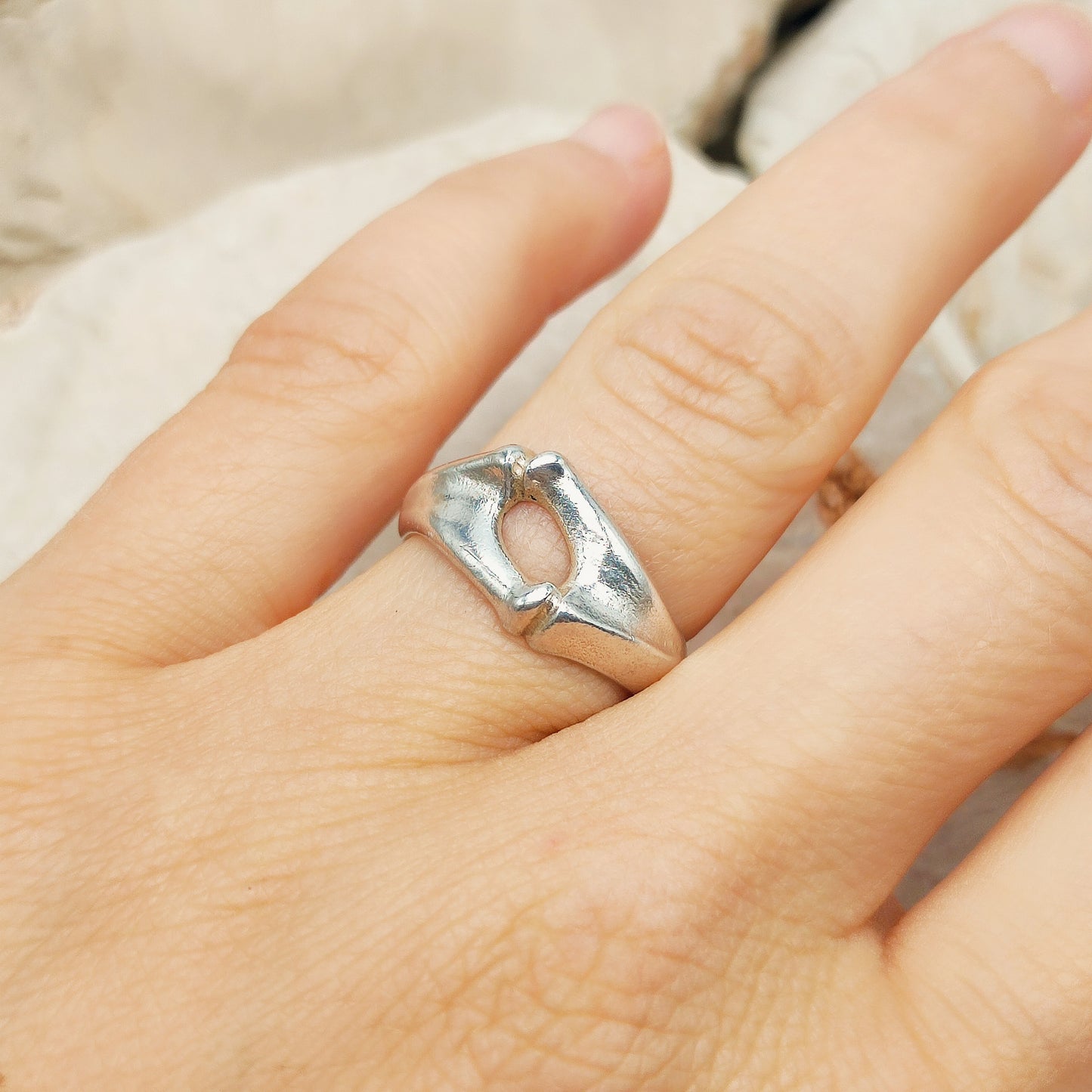 Bones Ring by Bjorn Weckstrom for Lapponia