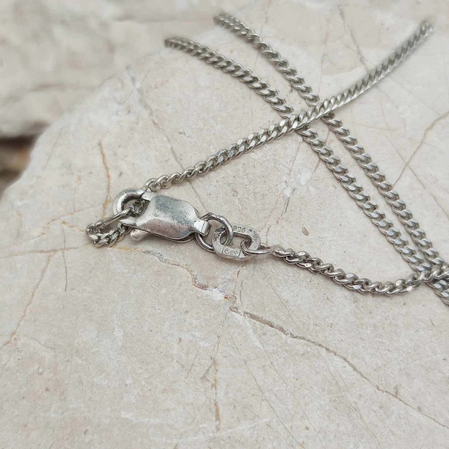 Vintage Art Deco Silver Flower pendant