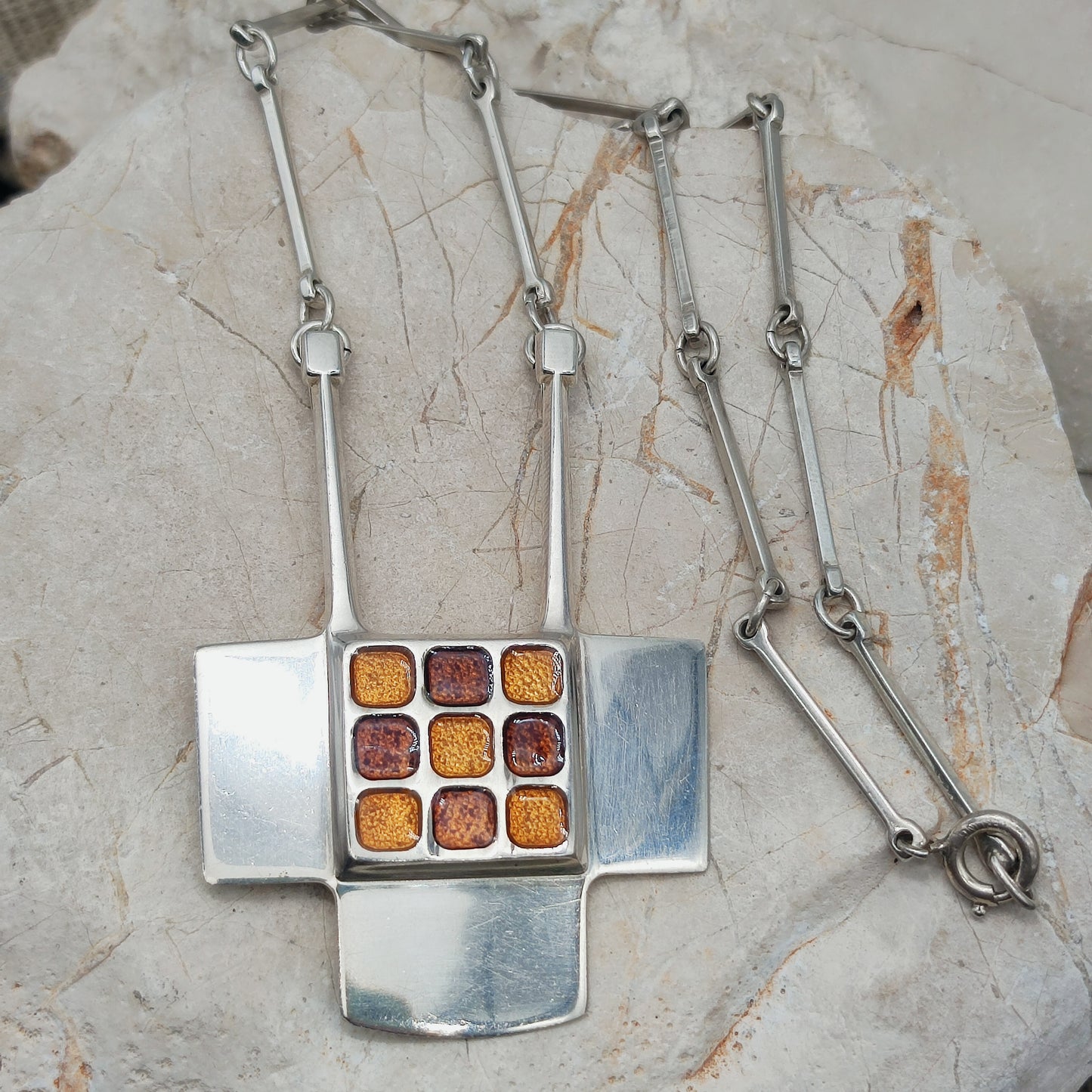 Enamel Pendant by Bjørn Sigurd Østern for David-Andersen