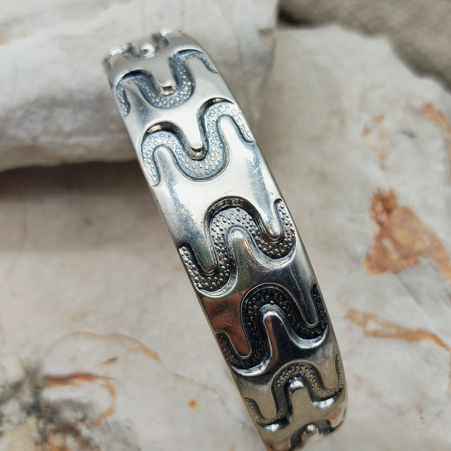 Silver Viking Copy Bracelet by Toril Bjorg for David Andersen
