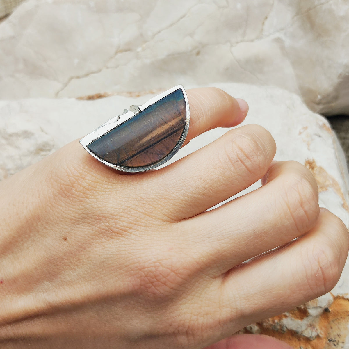 Vintage Honka Silver Ring by Zoltan Popovits for Lapponia