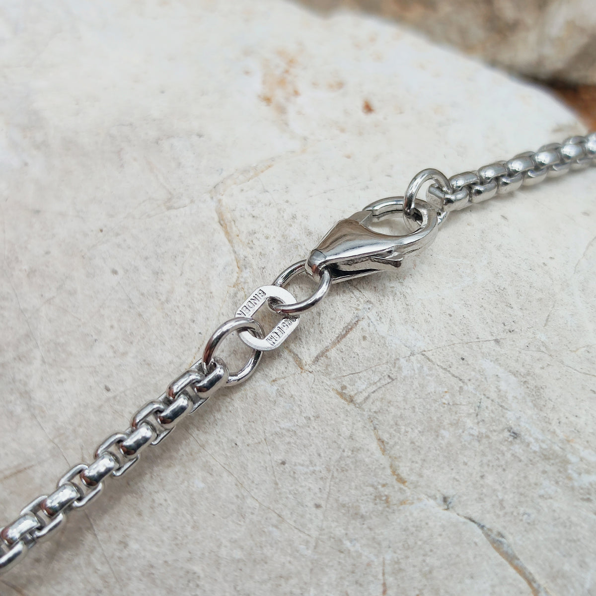 Vintage Mies De Wilde Brutalist Sterling Silver Pearl Pendant Necklace