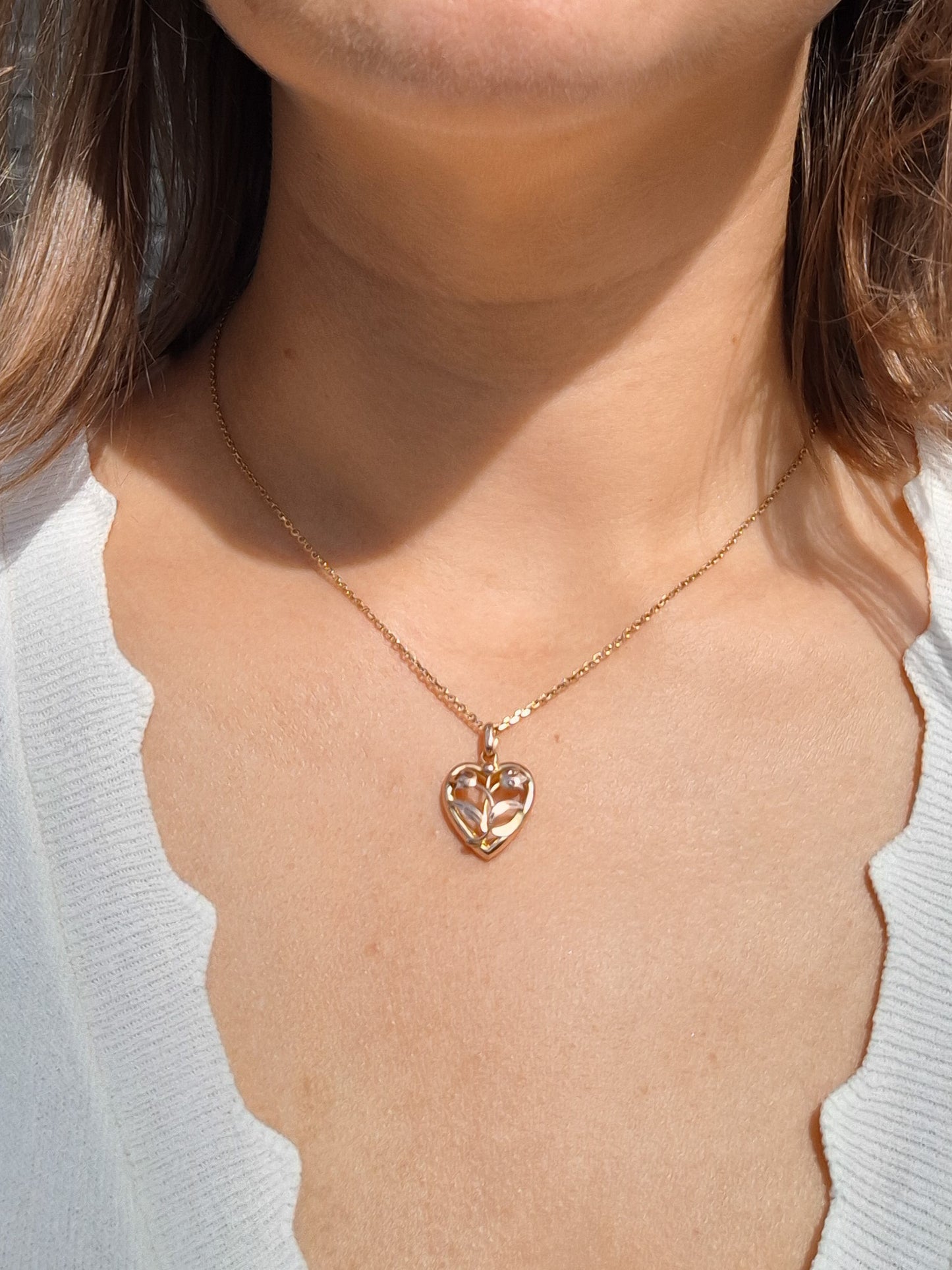 Heart Pendant in 9K gold