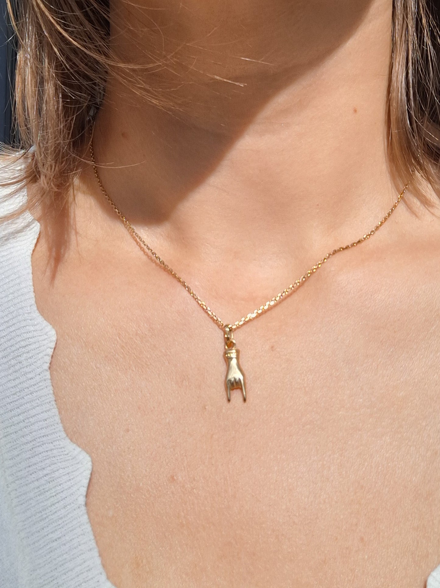 Rock Figa Charm in 18K gold