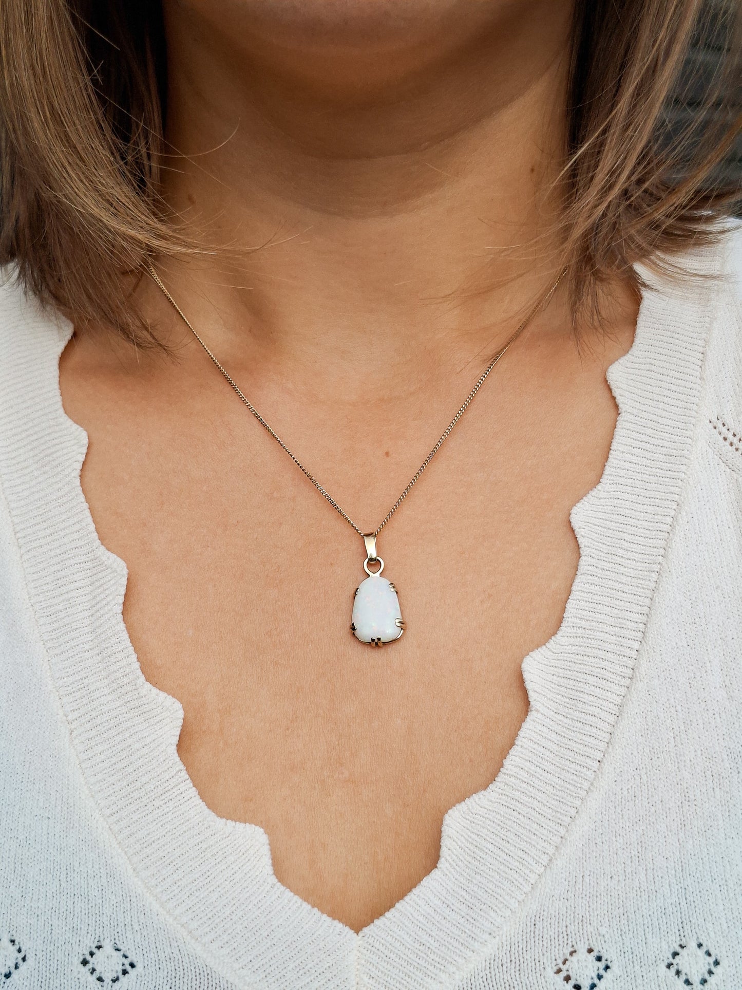 Opal Pendant in 9K gold