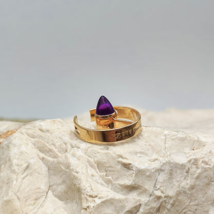 Golden Amethyst by Elis Kauppi for Kupittaan Kulta