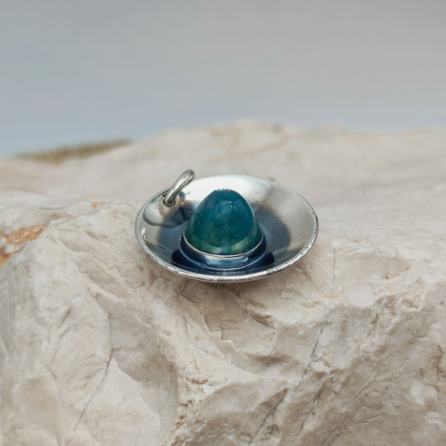 Moss Agate By Elis Kauppi for Kupittaan Kulta