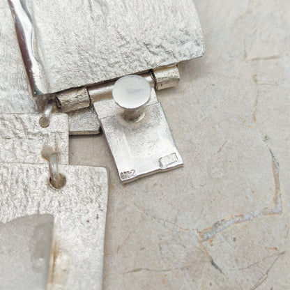 Handmade bracelet by Audar in silver with 24K gold details