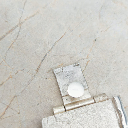 Handmade bracelet by Audar in silver with 24K gold details