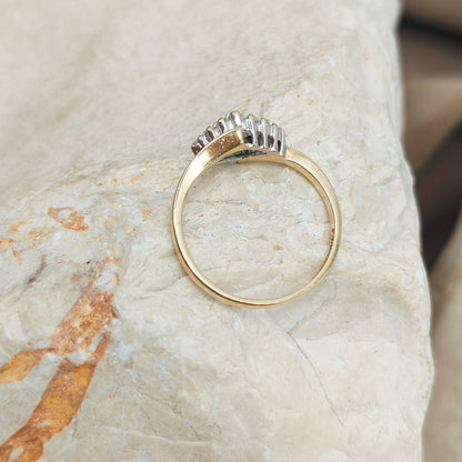 Vintage Diamond ring in 9K gold