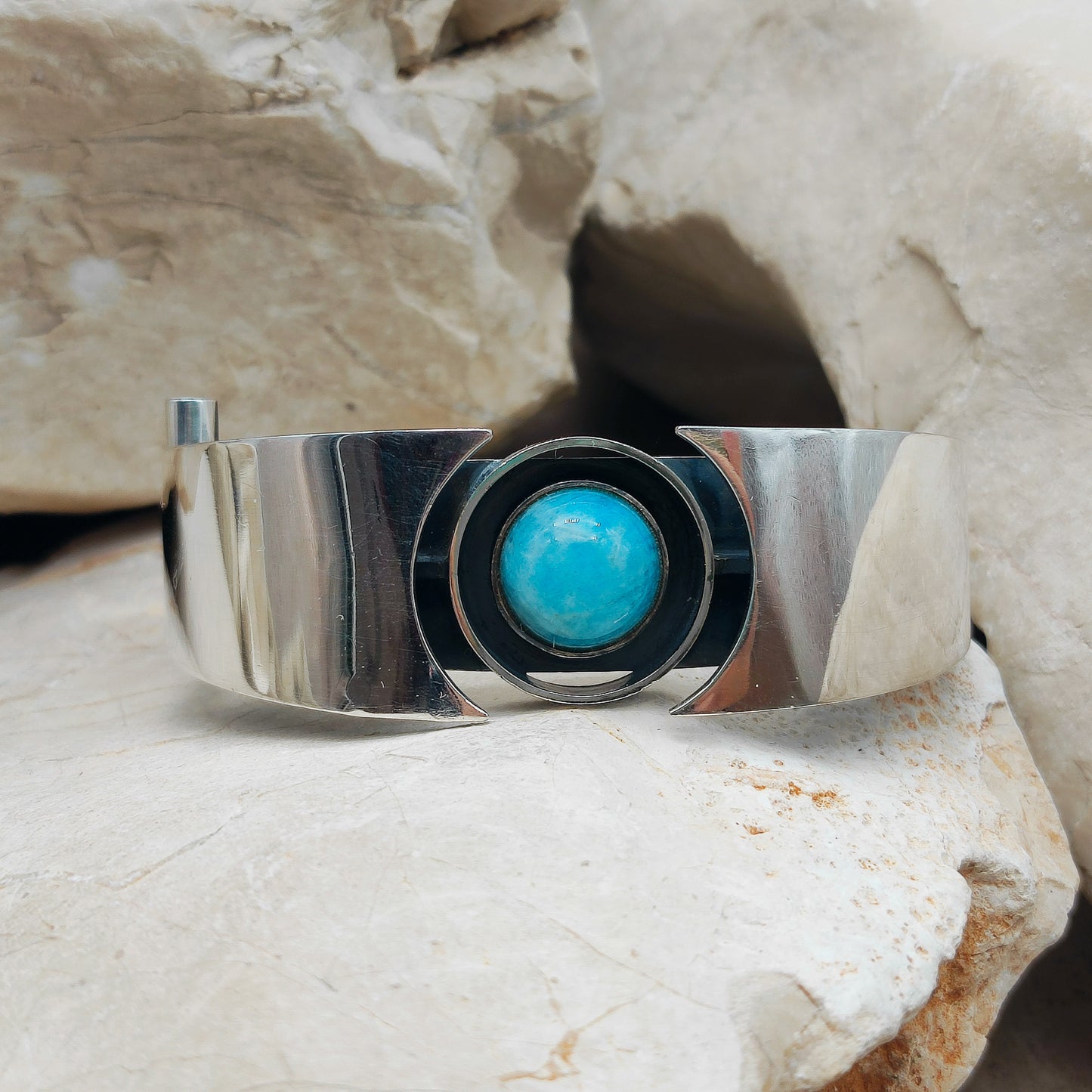 Silver Modernist bracelet