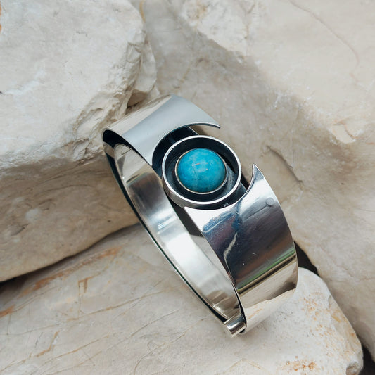 Silver Modernist bracelet