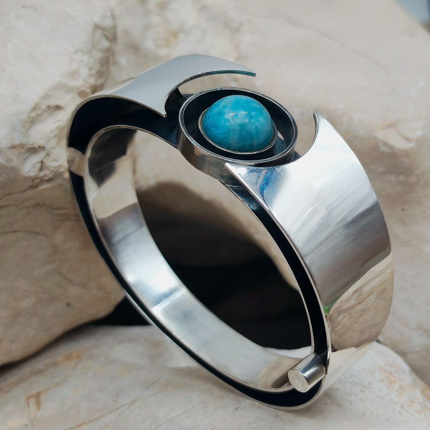 Silver Modernist bracelet