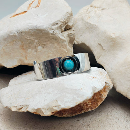 Silver Modernist bracelet