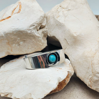 Silver Modernist bracelet