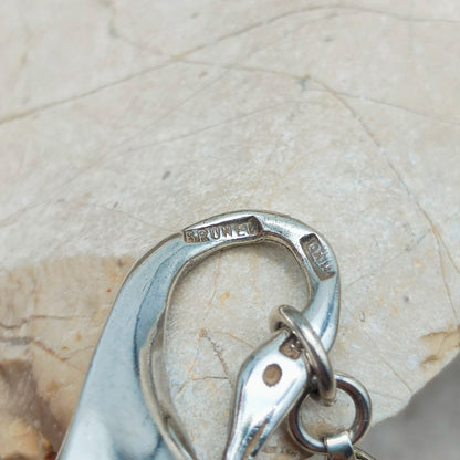 Silver Modernist Swan Bracelet by Brunel