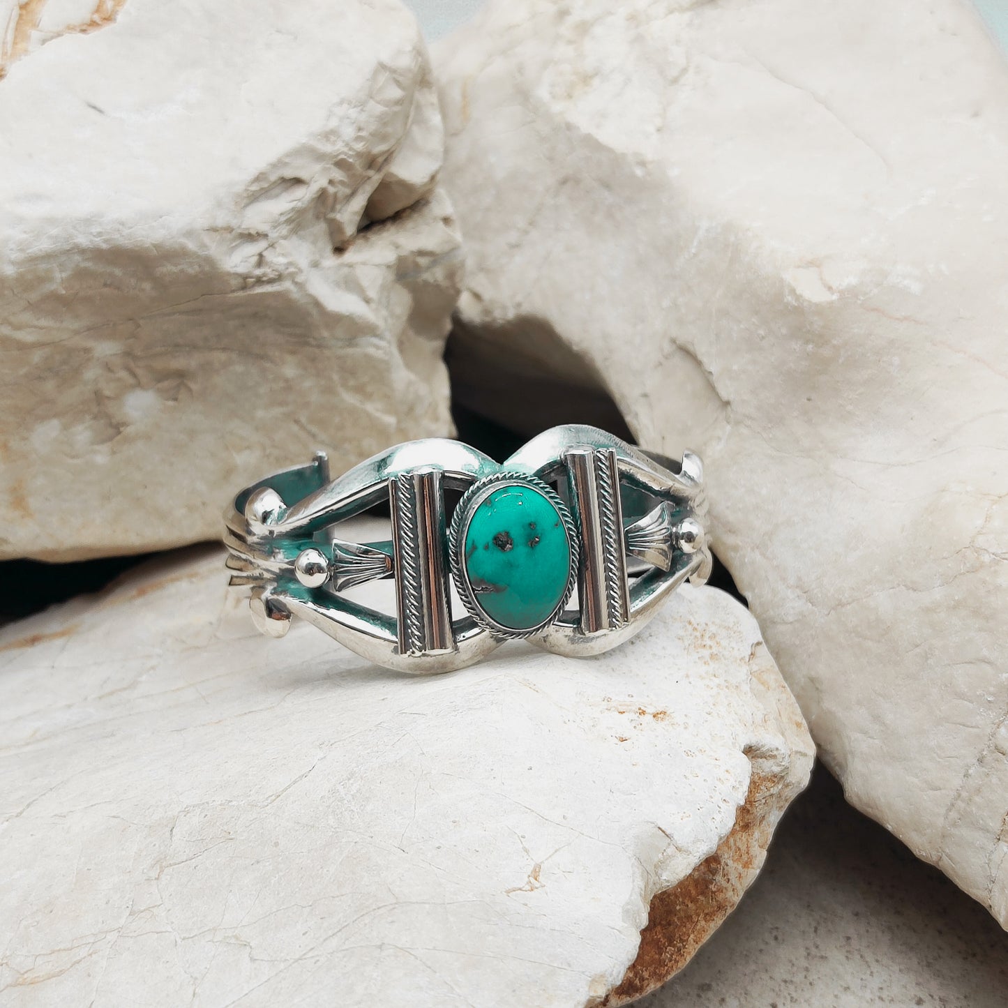 Vintage Turquoise Bracelet by Morgan