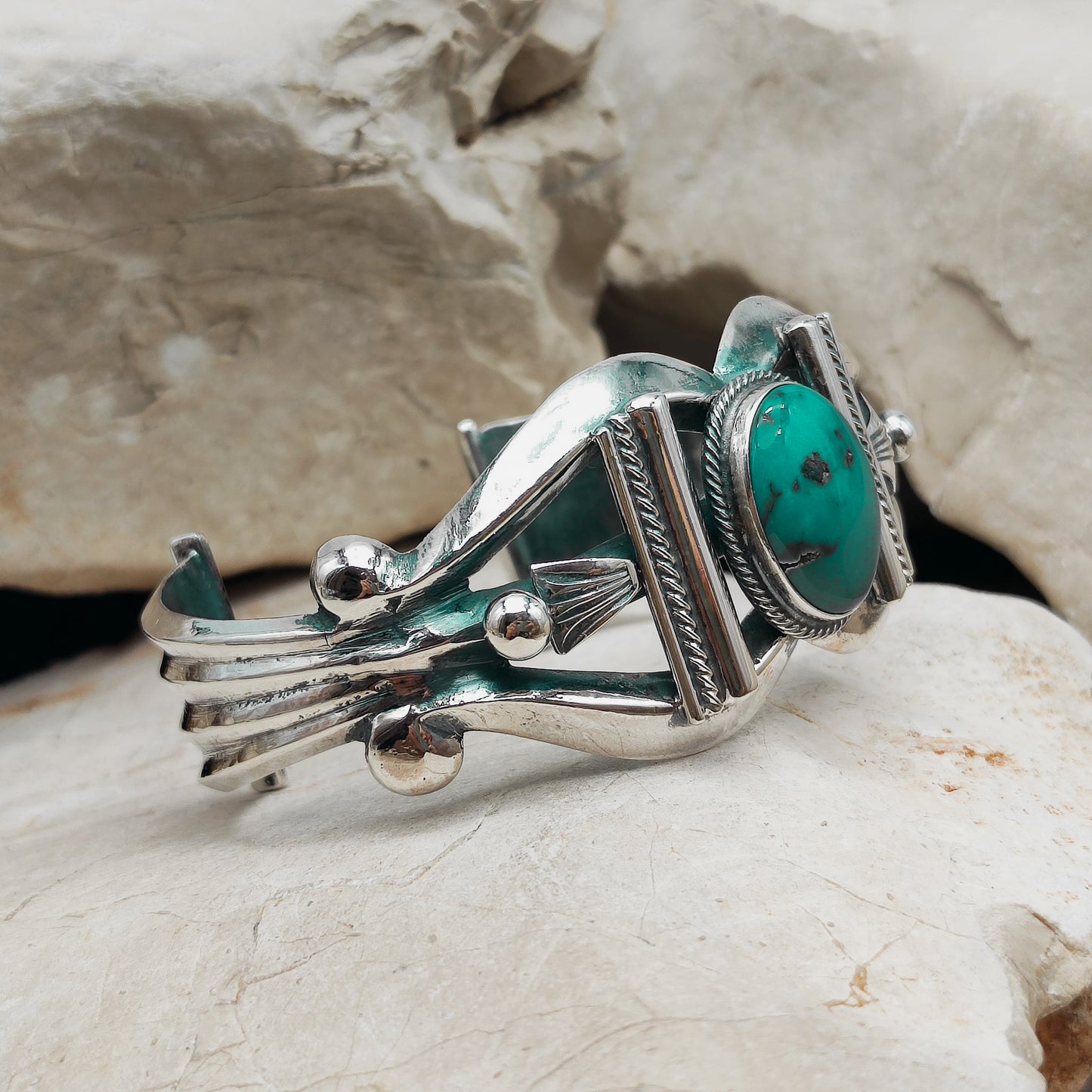 Vintage Turquoise Bracelet by Morgan