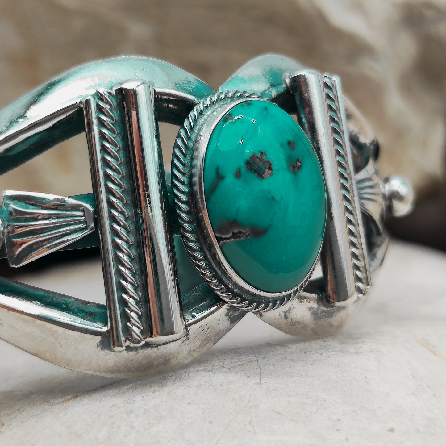 Vintage Turquoise Bracelet by Morgan