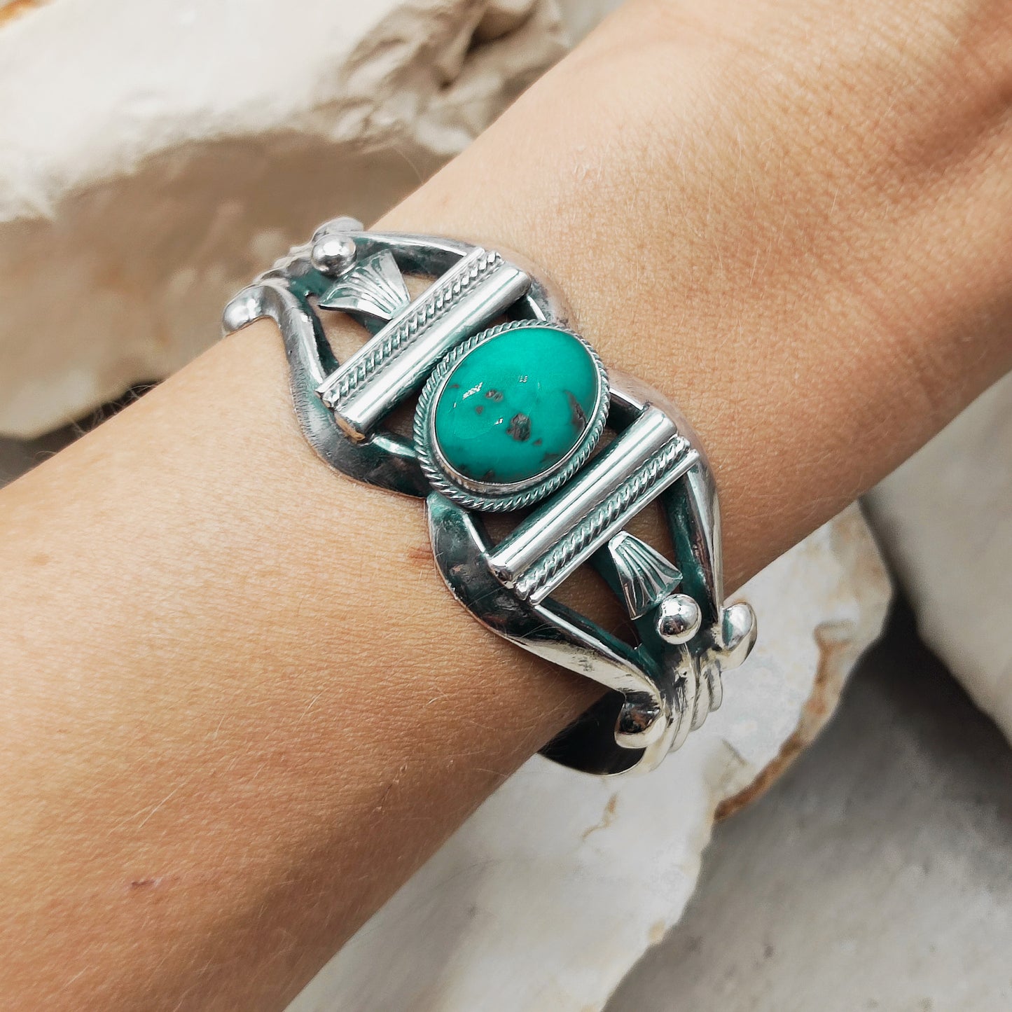 Vintage Turquoise Bracelet by Morgan