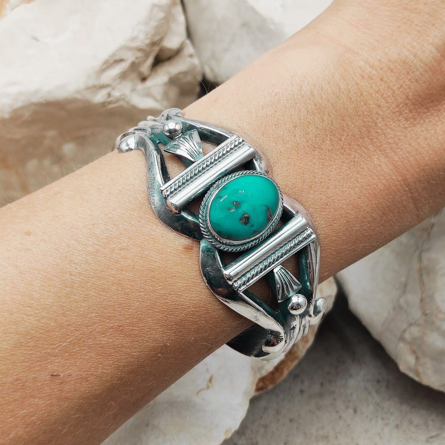 Vintage Turquoise Bracelet by Morgan