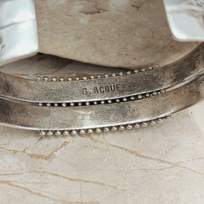 Zuni Turquoise Needlepoint Bracelet by Gloria Acque