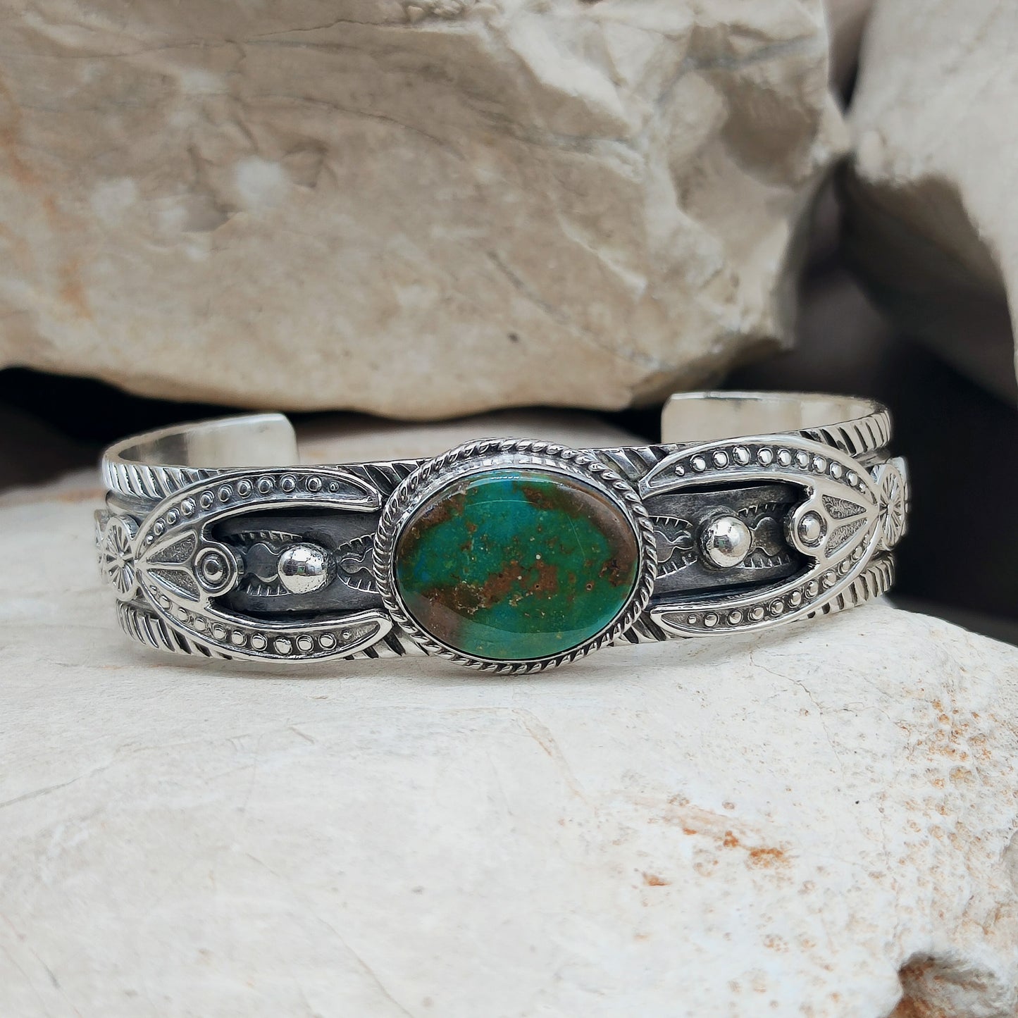 Vintage Turquoise Bracelet by Albert Jake