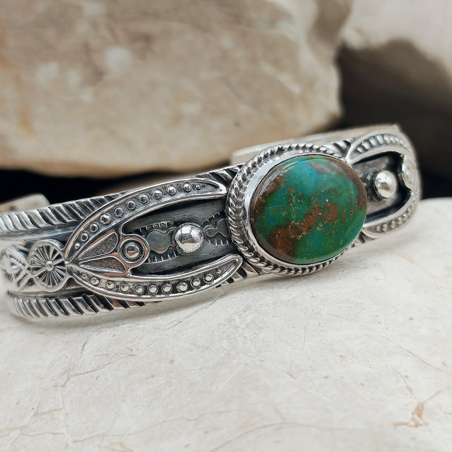 Vintage Turquoise Bracelet by Albert Jake