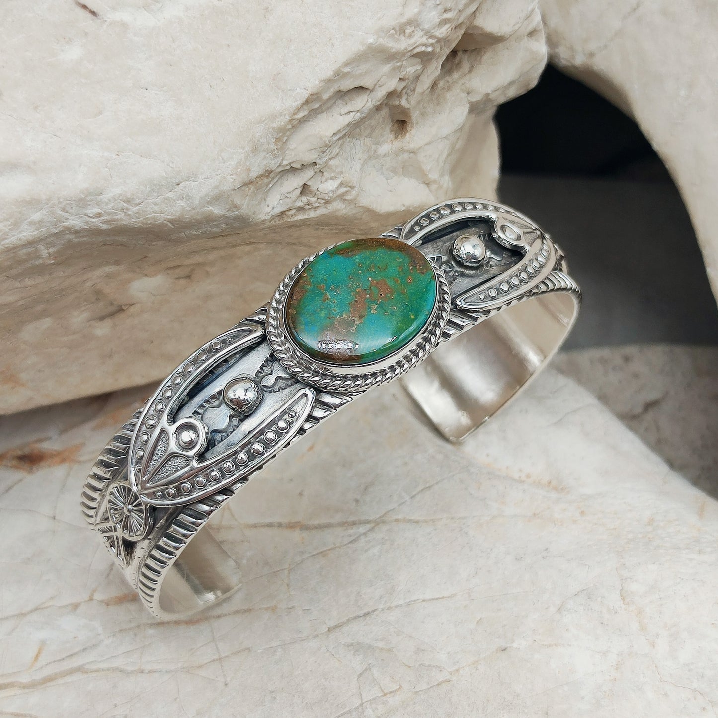 Vintage Turquoise Bracelet by Albert Jake