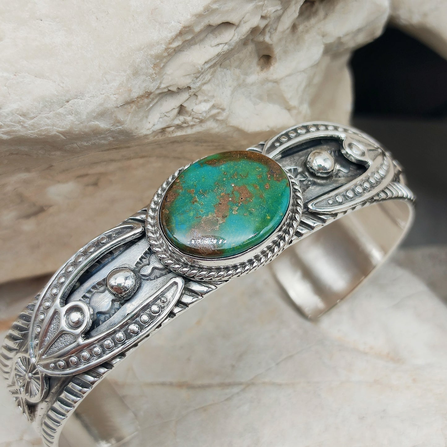 Vintage Turquoise Bracelet by Albert Jake