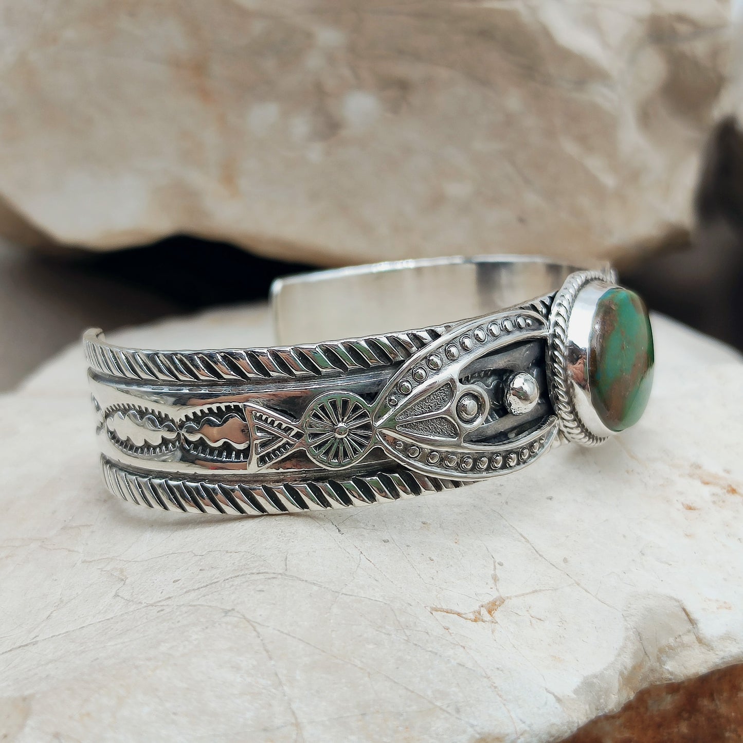 Vintage Turquoise Bracelet by Albert Jake