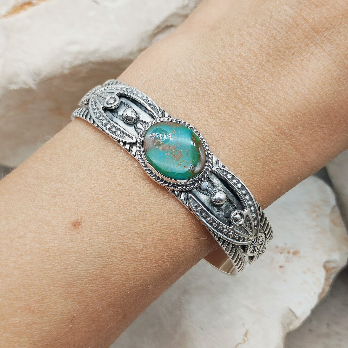 Vintage Turquoise Bracelet by Albert Jake