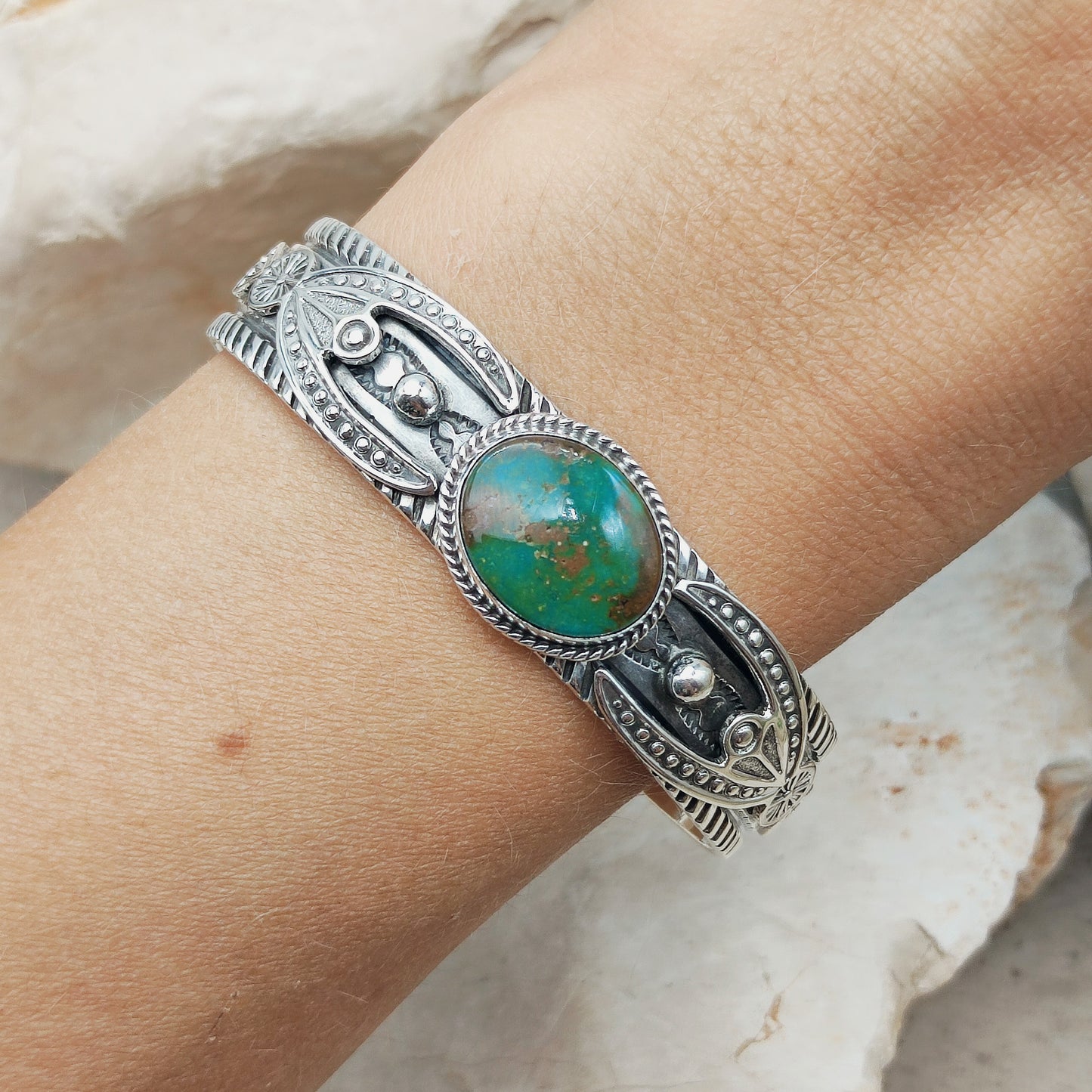 Vintage Turquoise Bracelet by Albert Jake