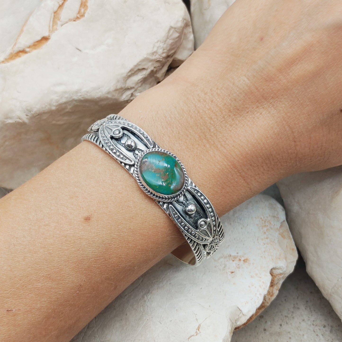 Vintage Turquoise Bracelet by Albert Jake