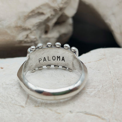 Vintage Turquoise Zuni Needlepoint ring by Paloma