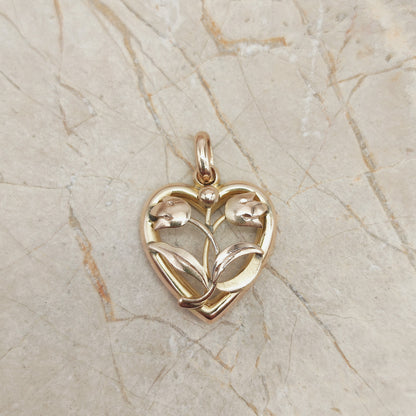 Heart Pendant in 9K gold