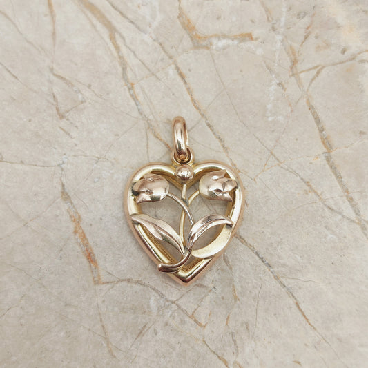 Heart Pendant in 9K gold