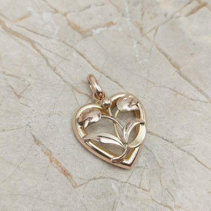 Heart Pendant in 9K gold