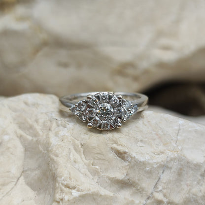 Vintage 0.50ct Diamond ring in 18K gold