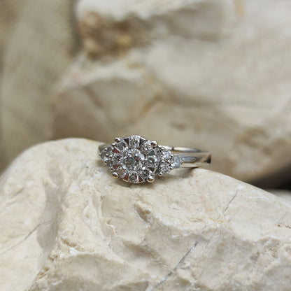 Vintage 0.50ct Diamond ring in 18K gold