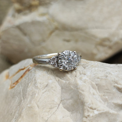 Vintage 0.50ct Diamond ring in 18K gold