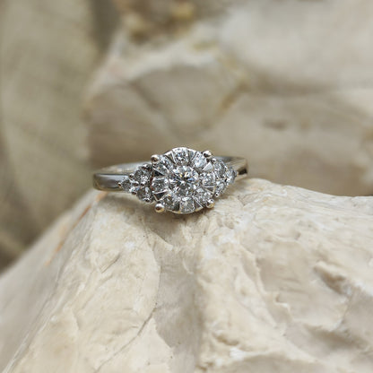 Vintage 0.50ct Diamond ring in 18K gold