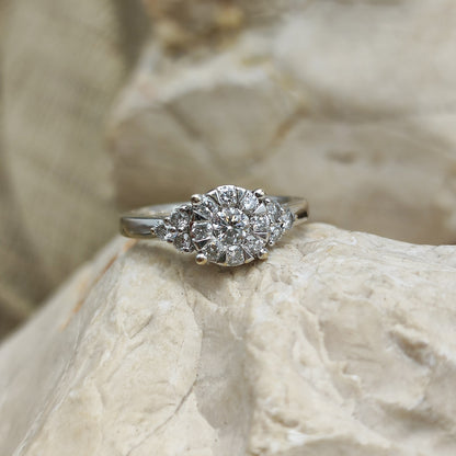 Vintage 0.50ct Diamond ring in 18K gold