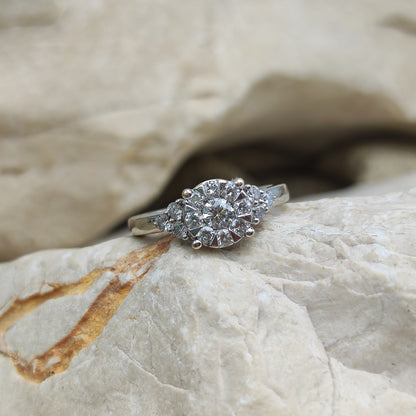 Vintage 0.50ct Diamond ring in 18K gold