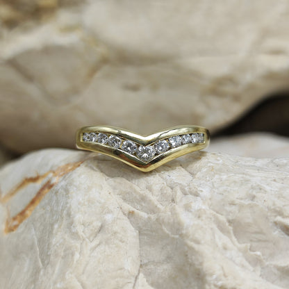 Vintage 0.33ct Diamond ring in 18K gold
