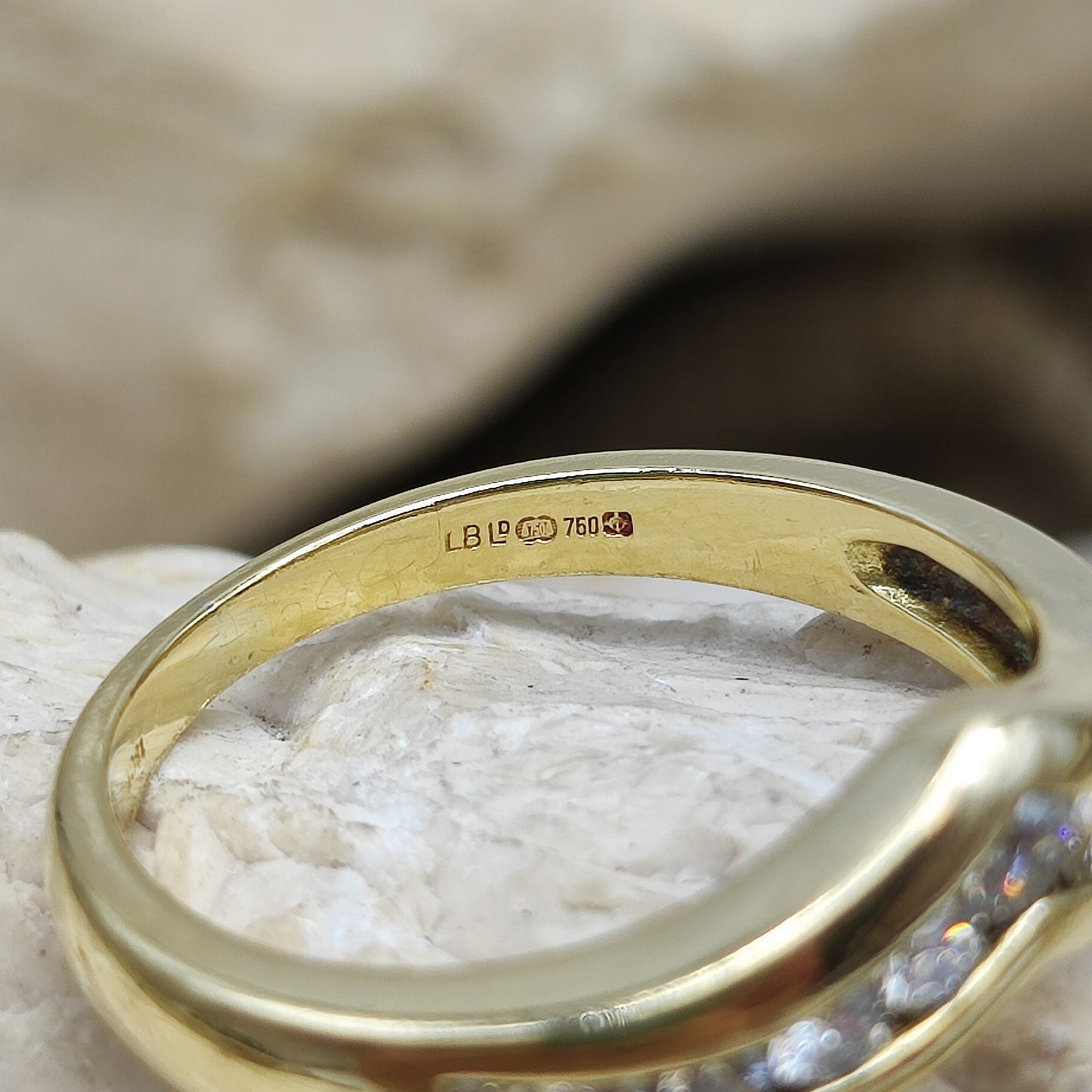 Vintage 0.33ct Diamond ring in 18K gold