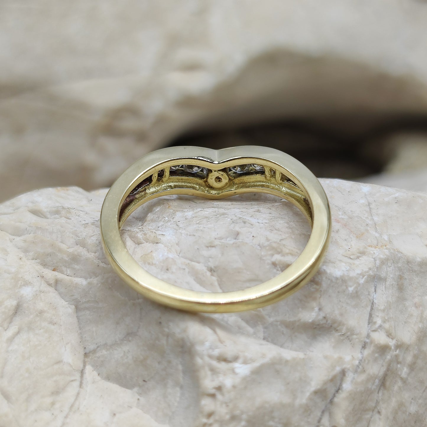 Vintage 0.33ct Diamond ring in 18K gold