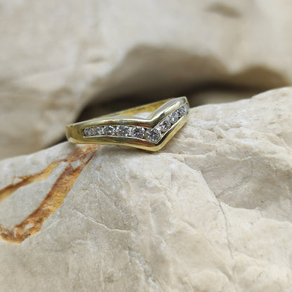 Vintage 0.33ct Diamond ring in 18K gold